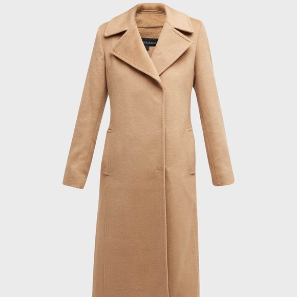 SOPHIA CASHMERE CAMEL HAIR LONG COAT NWT - Picture 2 of 7